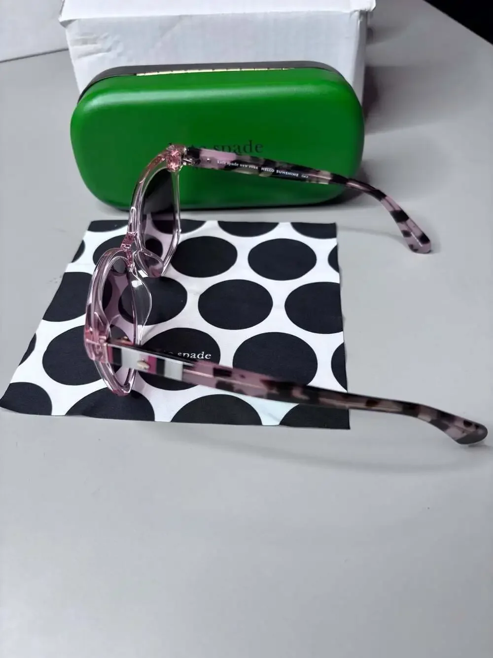Kate Spade Peach Kiya Sunglasses-NEW